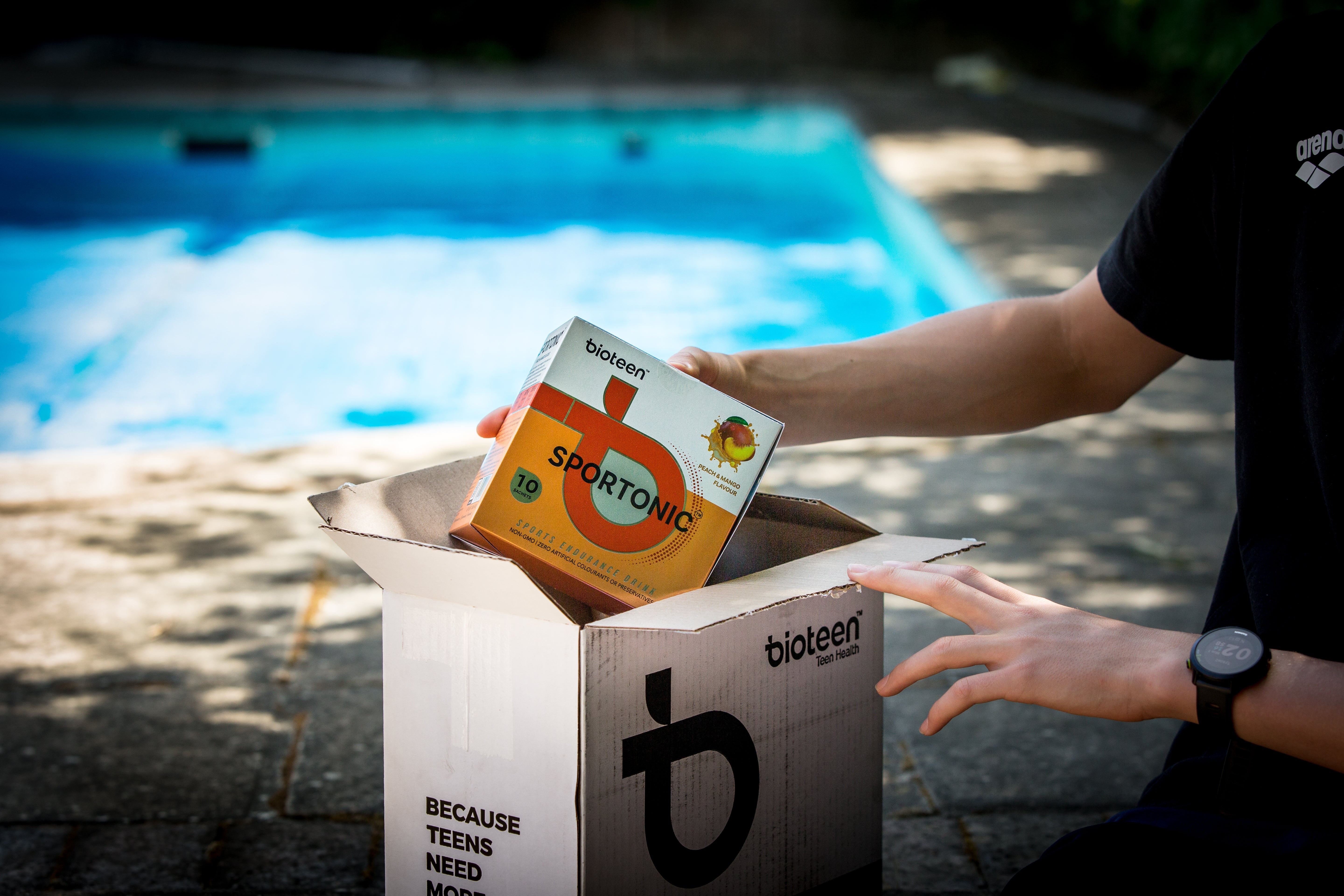 Bioteen unboxing this Summer featuring Sportonic
